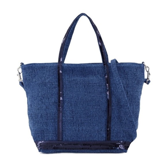 Vanessa Bruno Cabas S Crossbody - Linen - Blue - NWT - Picture 1 of 3